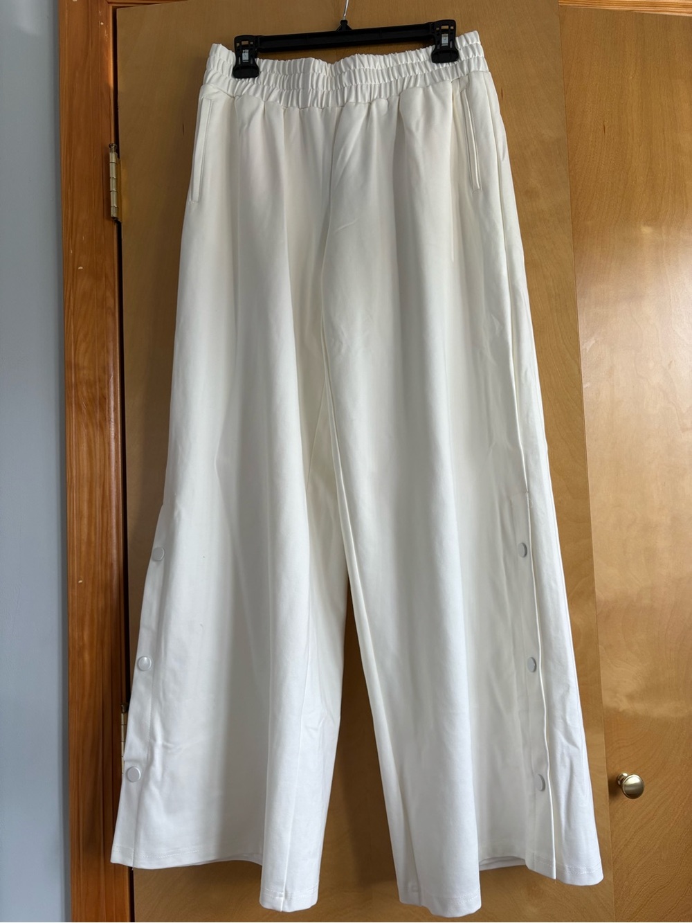 White Fox Boutique Our Bridges Burned Wide Leg Pants Cream